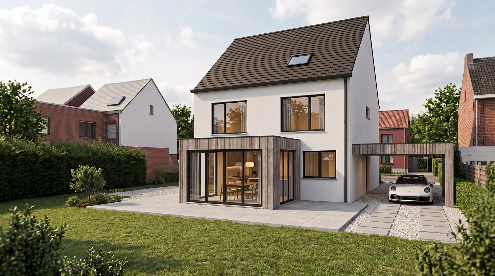 Renovatie van een vrijstaande woning in Londerzeel, Blauwenhoek 23