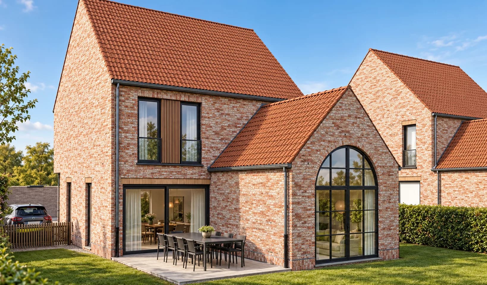 Vier nieuwbouwwoningen in Schriek, landelijke woningen, beeld 3