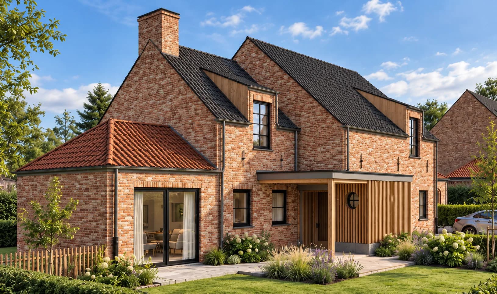 Twee landelijke woningen in Wichelen, woning 1, beeld 2