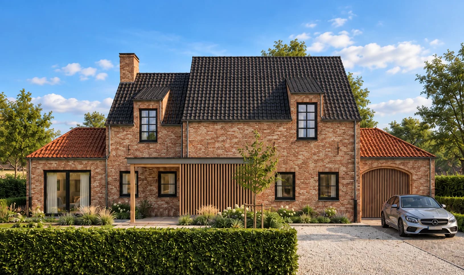 Twee landelijke woningen in Wichelen, Vennenstraat 1 & 3